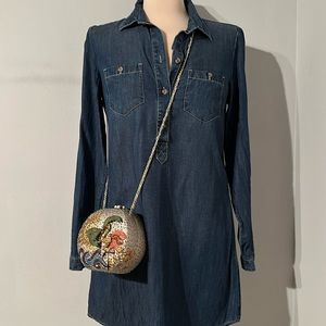 Mary Francis Rising Sun Purse